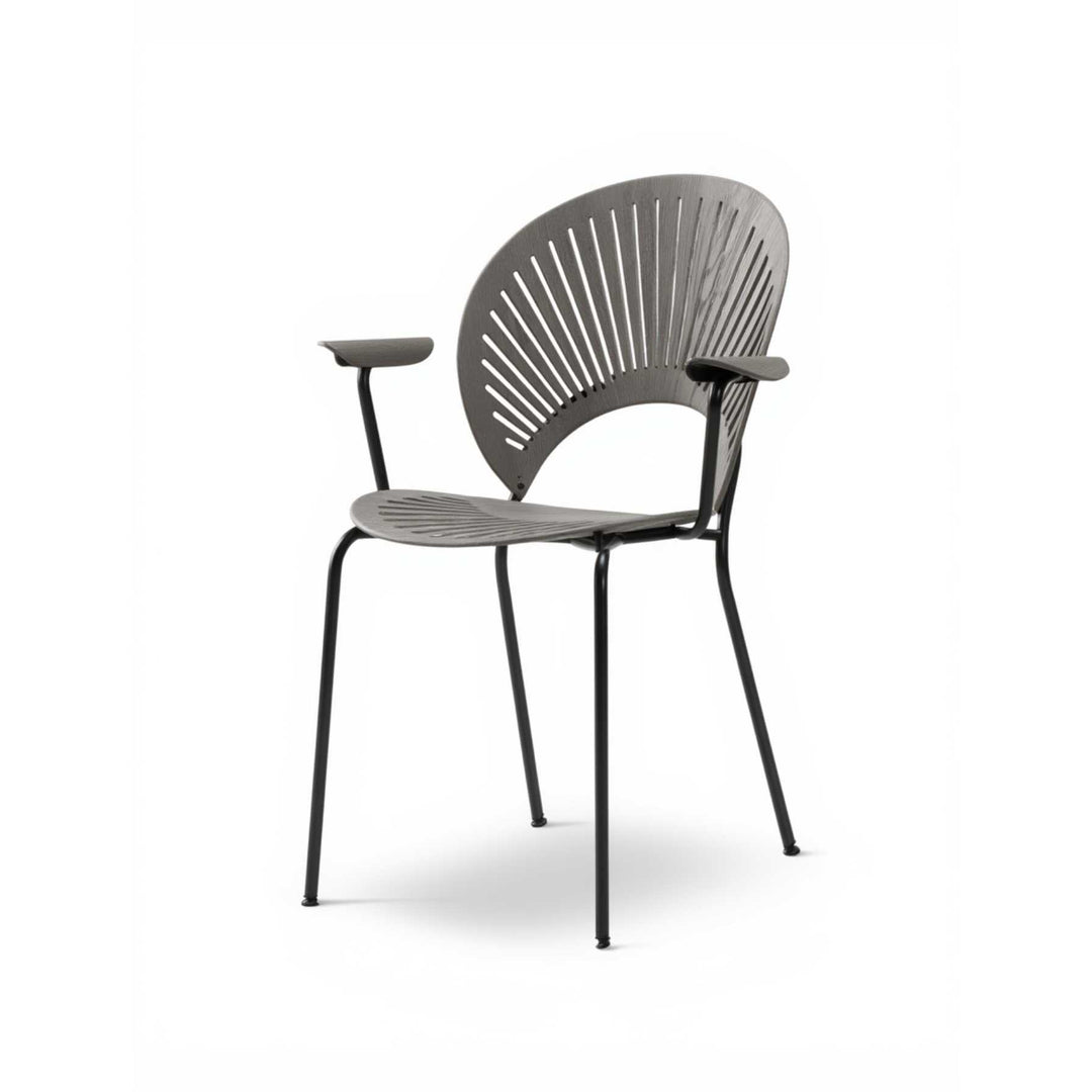 Fredericia Furniture Trinidad Armstol 3399 - Gråbejdset Eg/Sort