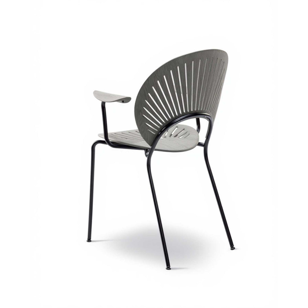 Fredericia Furniture Trinidad Armstol 3399 - Gråbejdset Eg/Sort