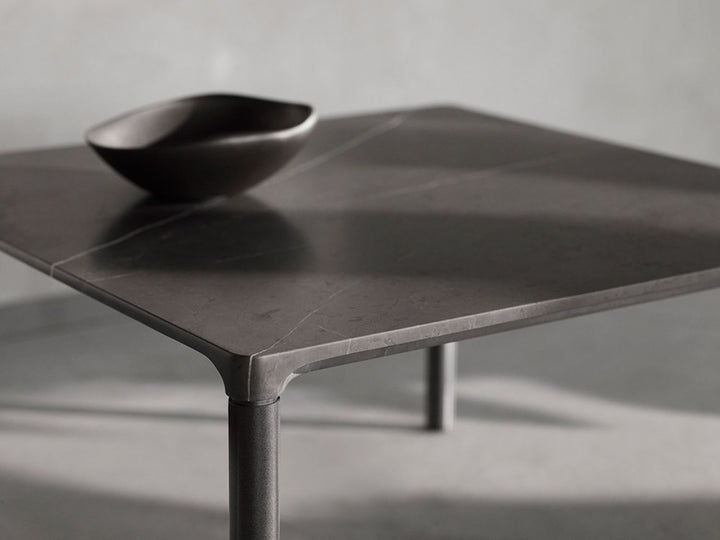 Fredericia Piloti Stone 6750 Sofabord, Grey Pietra (Kenzo) marmor, 75X75cm