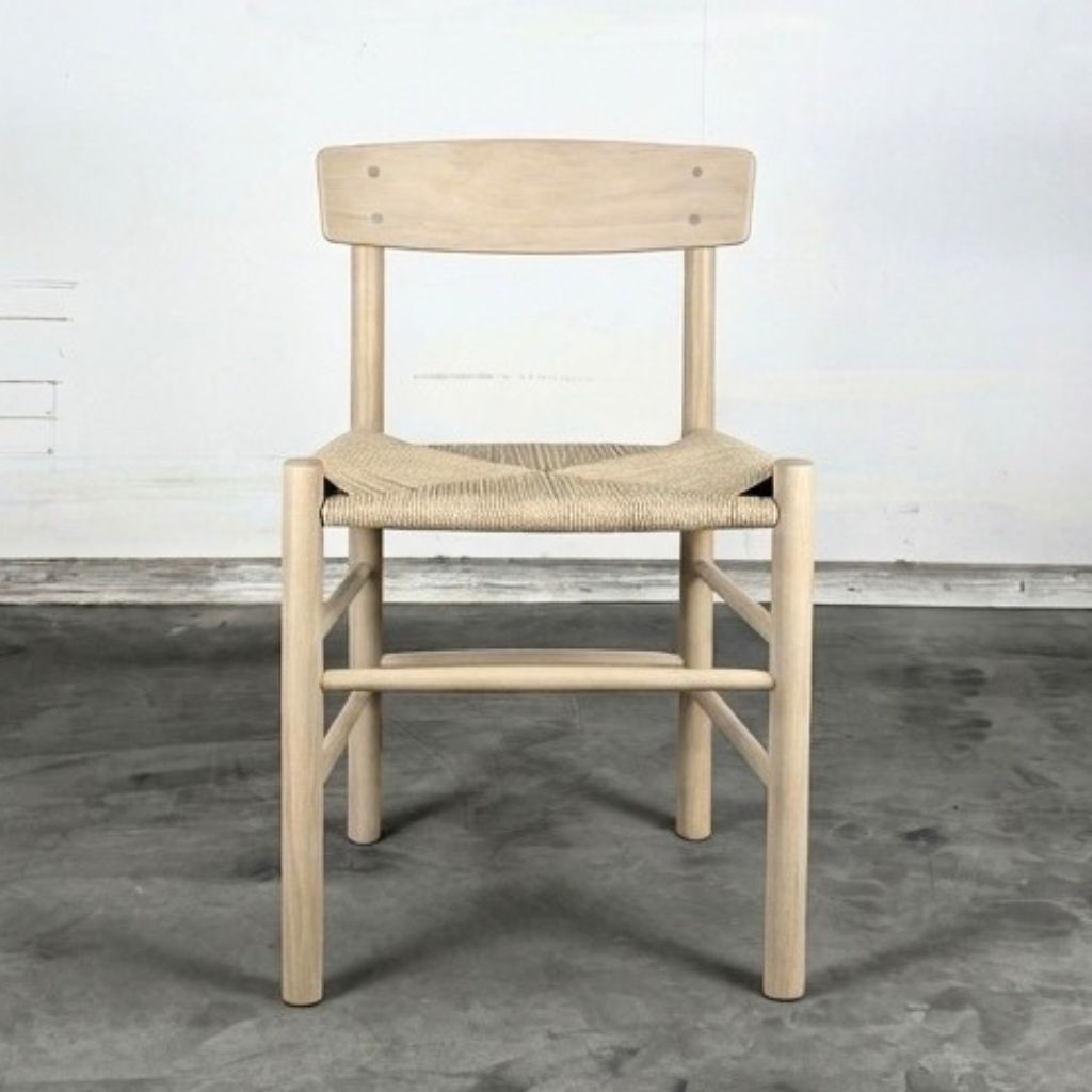 Fredericia Furniture Børge Mogensen J39 Folkestolen (Højde 44,5 cm) - Eg Sæbe
