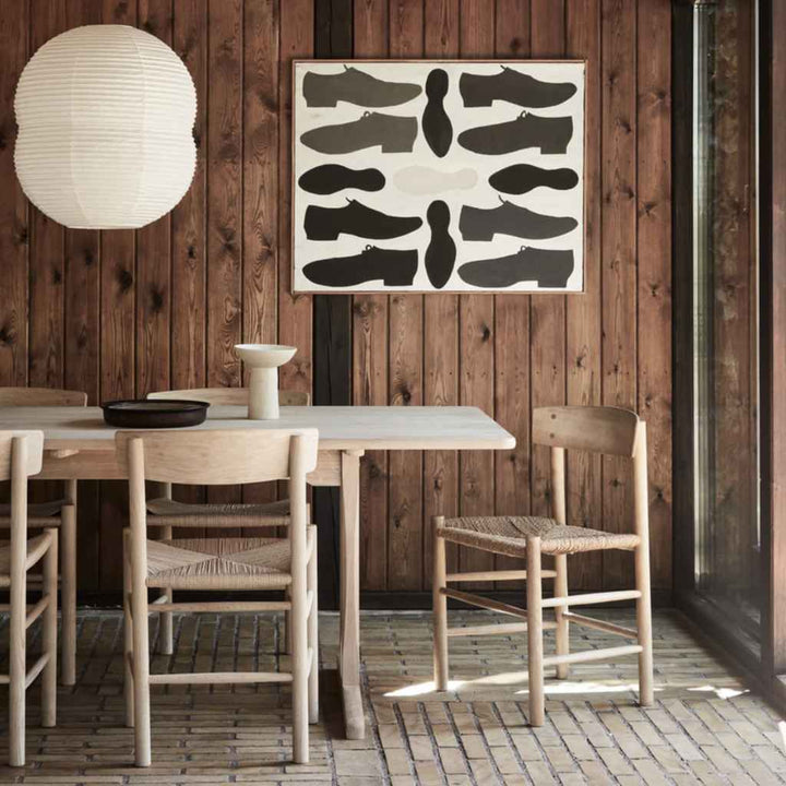Fredericia Furniture Børge Mogensen J39 Folkestolen (Højde 44,5 cm) - Eg Sæbe