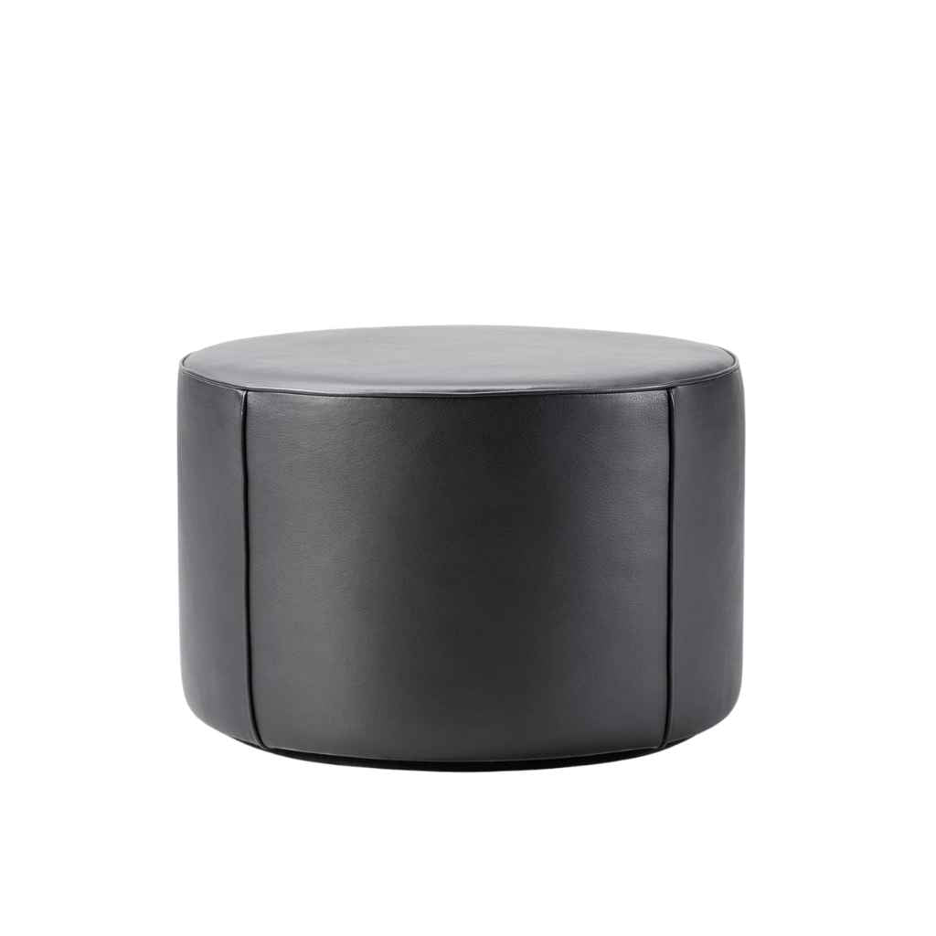 Fredericia Furniture Mono Pouf Ø290 - Omni 301 Black Leather