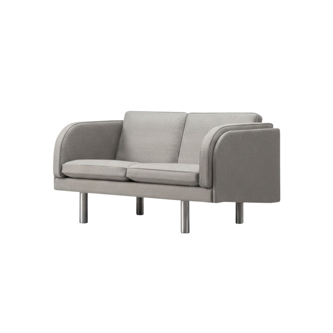 Fredericia JG 2-seater sofa - Vidar 913/Stainless steel legs
