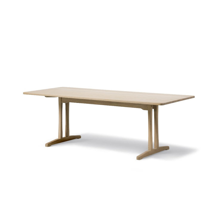 Fredericia Børge Mogensen C18 Shaker Esstisch, L220 cm - Eiche Seifengewaschen