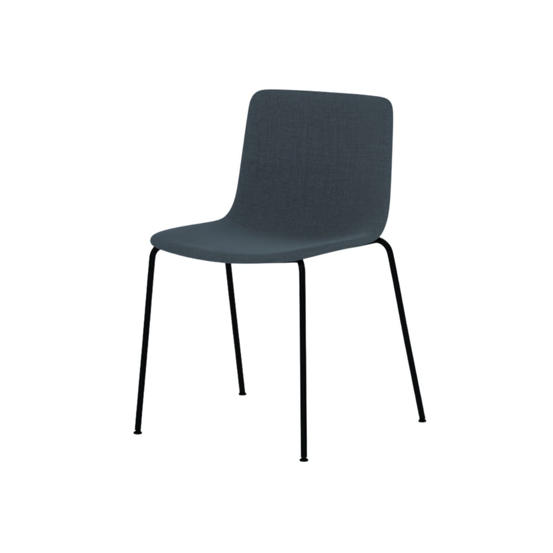 Fredericia Pato 4 Leg Chair - Mørkeblå (Remix 753) / Sort