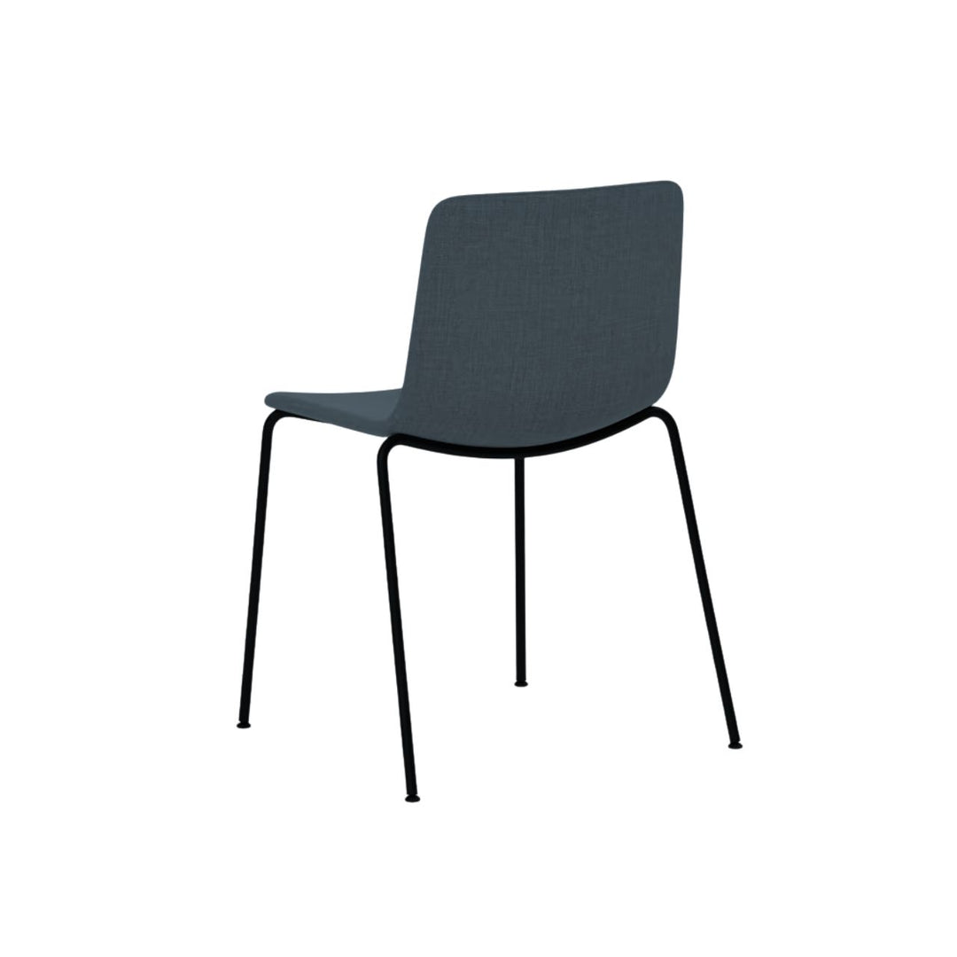 Fredericia Pato 4 Leg Chair - Mørkeblå (Remix 753) / Sort