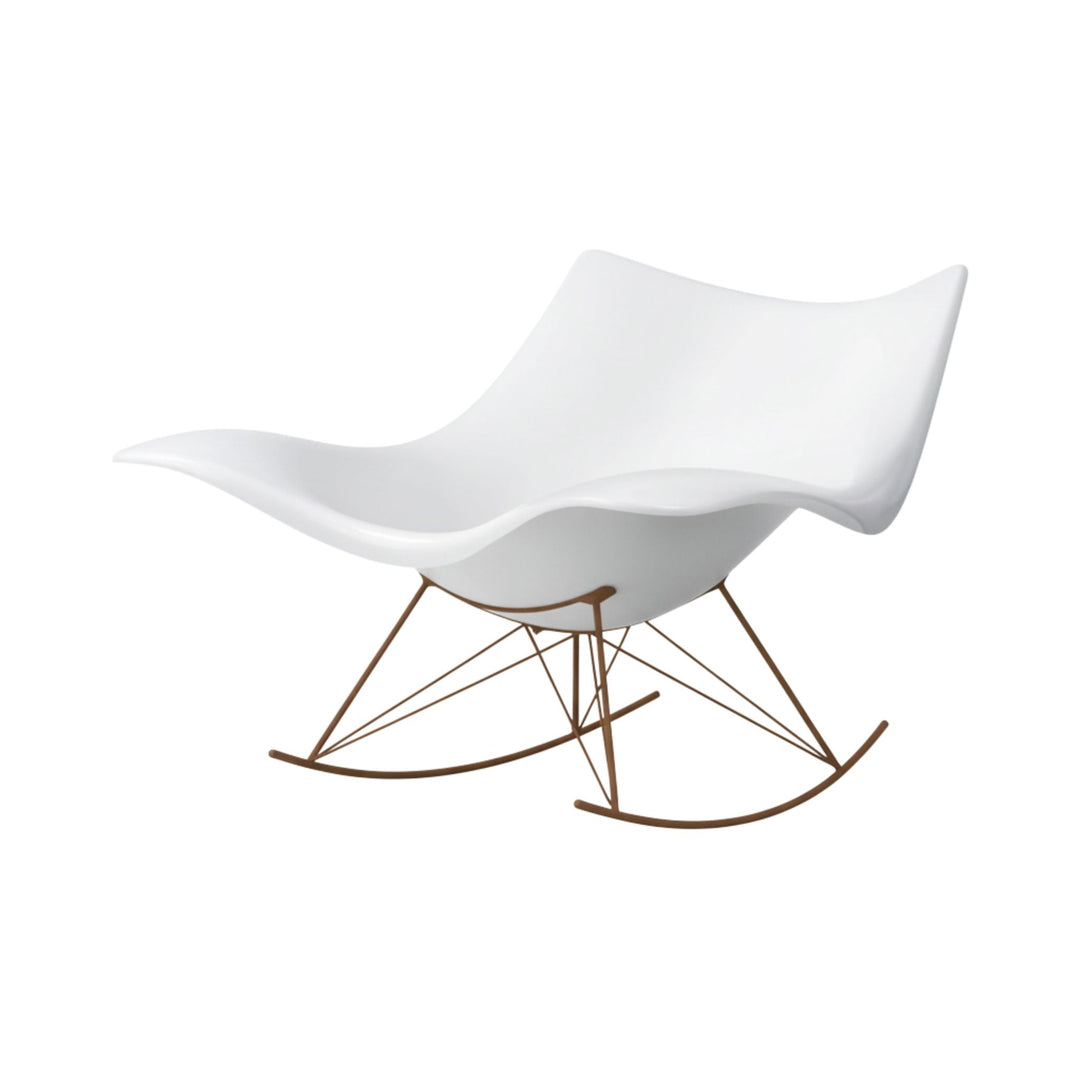 Fredericia Stingray Gyngestol - Hvid / Clay