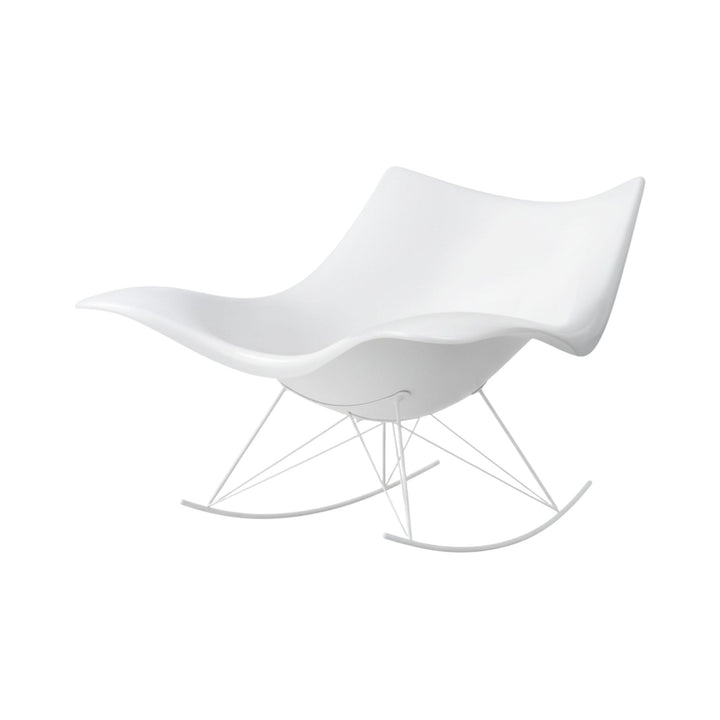 Fredericia Stingray Gyngestol - Hvid / Hvid