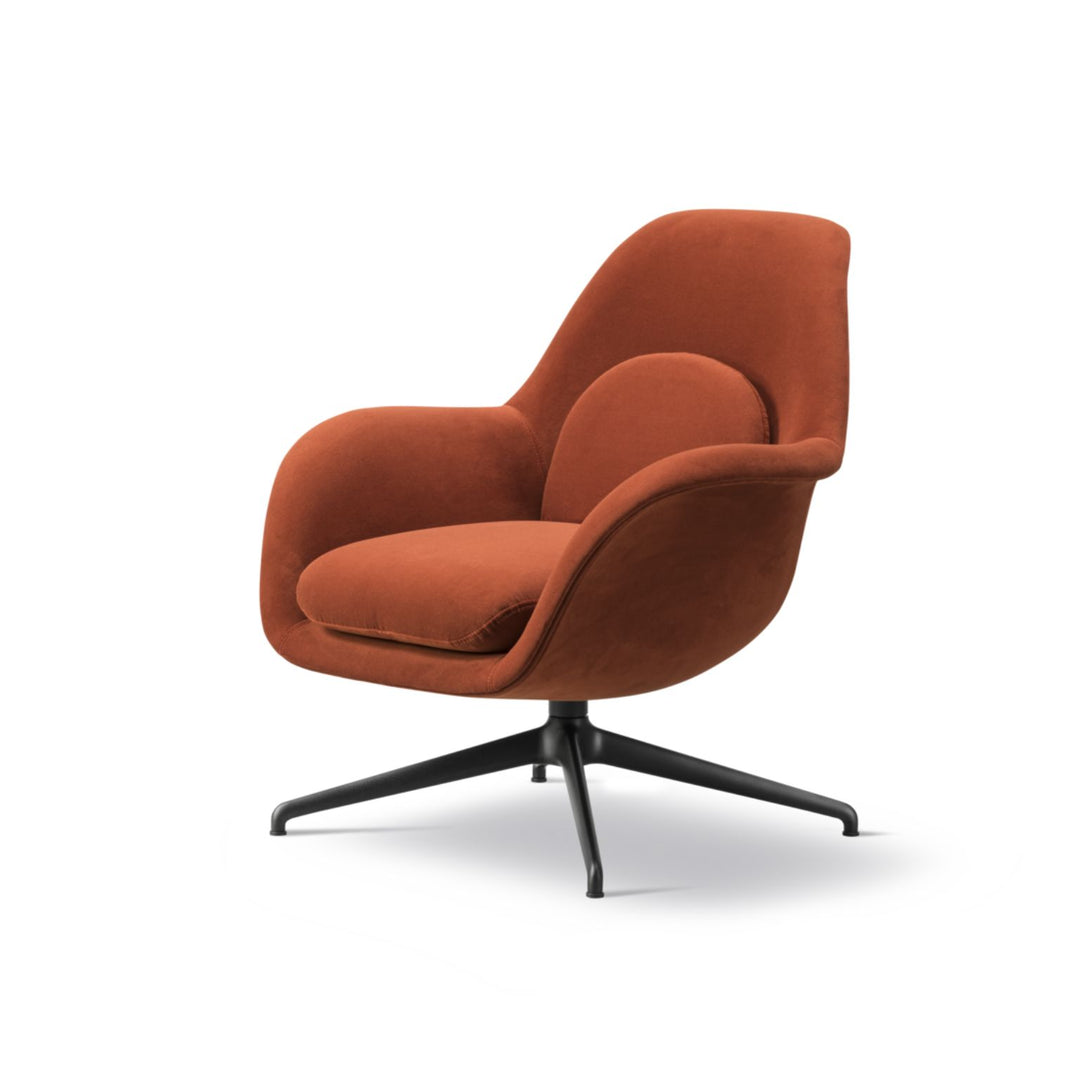 Fredericia Swoon Lounge Petit 1776 - Savoy 63082 / Black metal