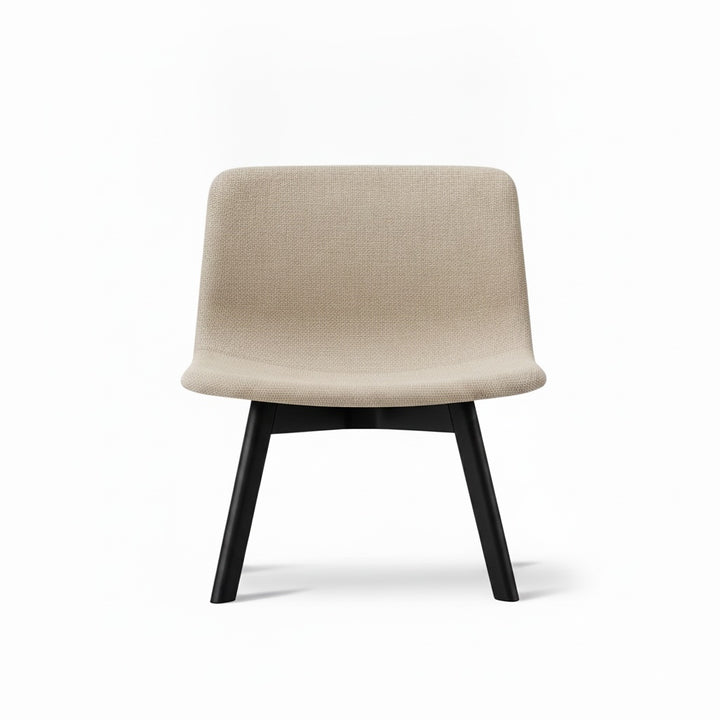 Fredericia Furniture Pato Lounge Wood 4392  - Barnum 3 Hemp / Eg sort lak