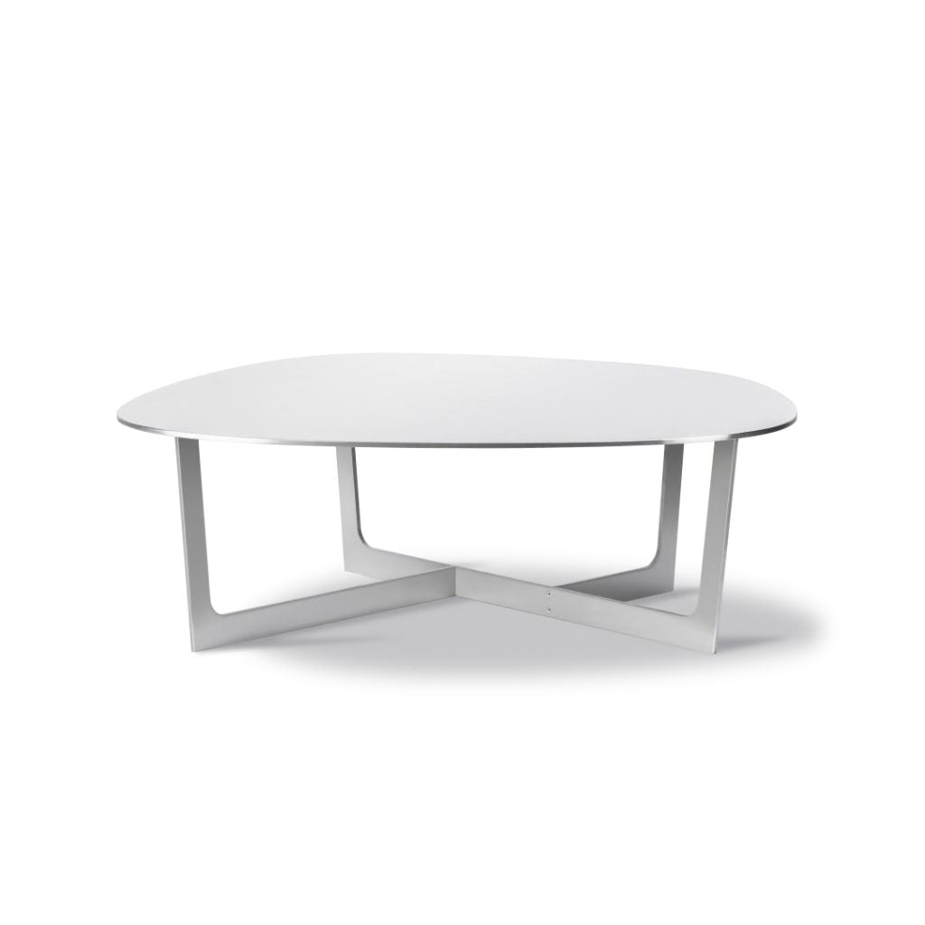 Fredericia Furniture Insula Sofabord - Børstet Alu, H:34