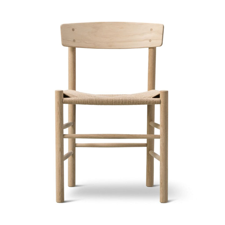 Fredericia Furniture Børge Mogensen J39 Folkestolen (Højde 44,5 cm) - Eg Sæbe