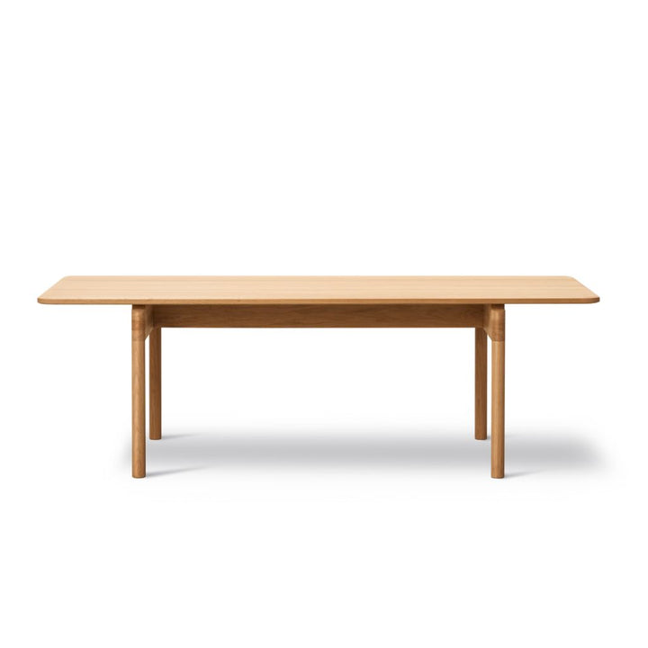 Fredericia Furniture Post Table Spisebord 265 cm - Eg Hvidpigm. Lak