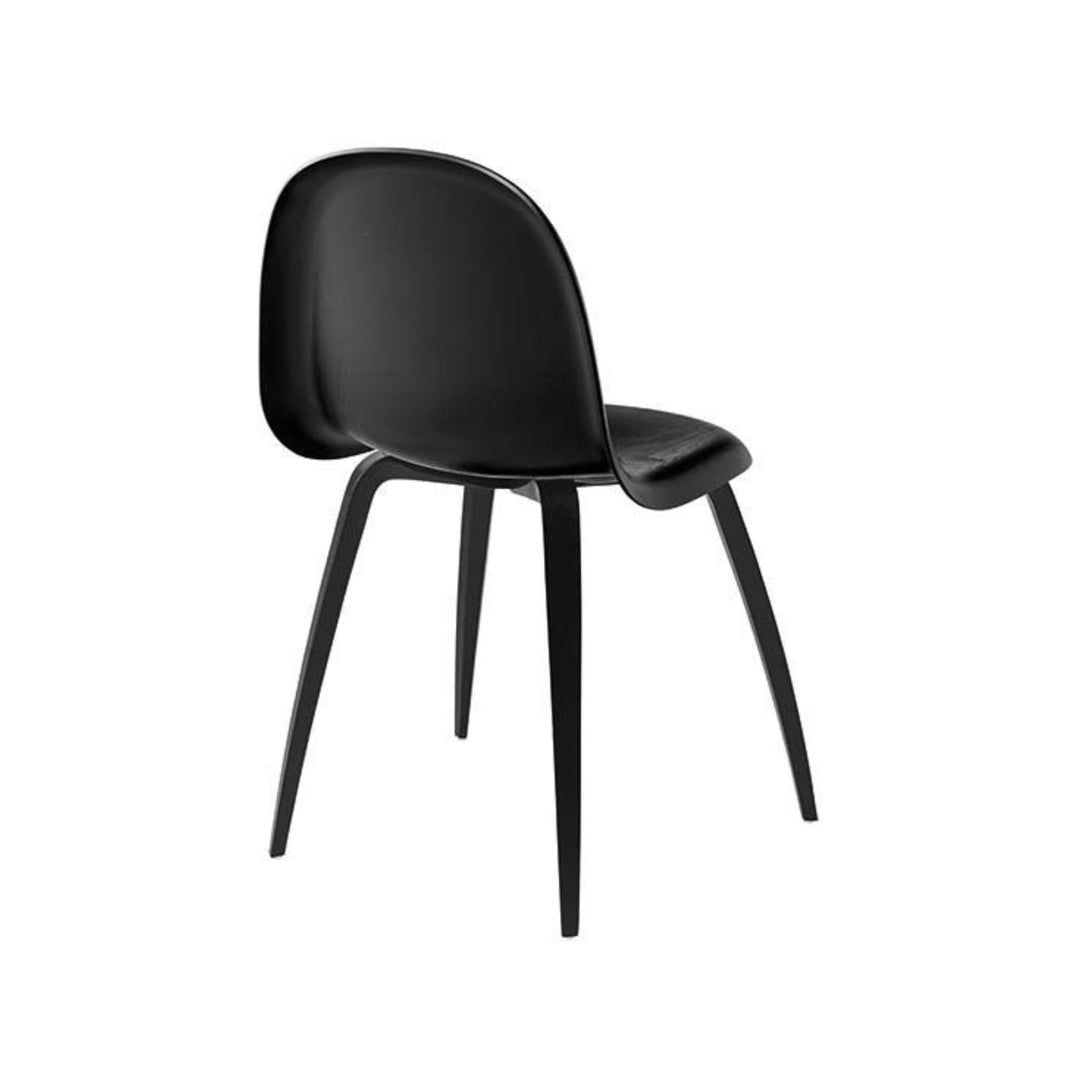 GUBI 3D Dining Chair, Sort Bøg