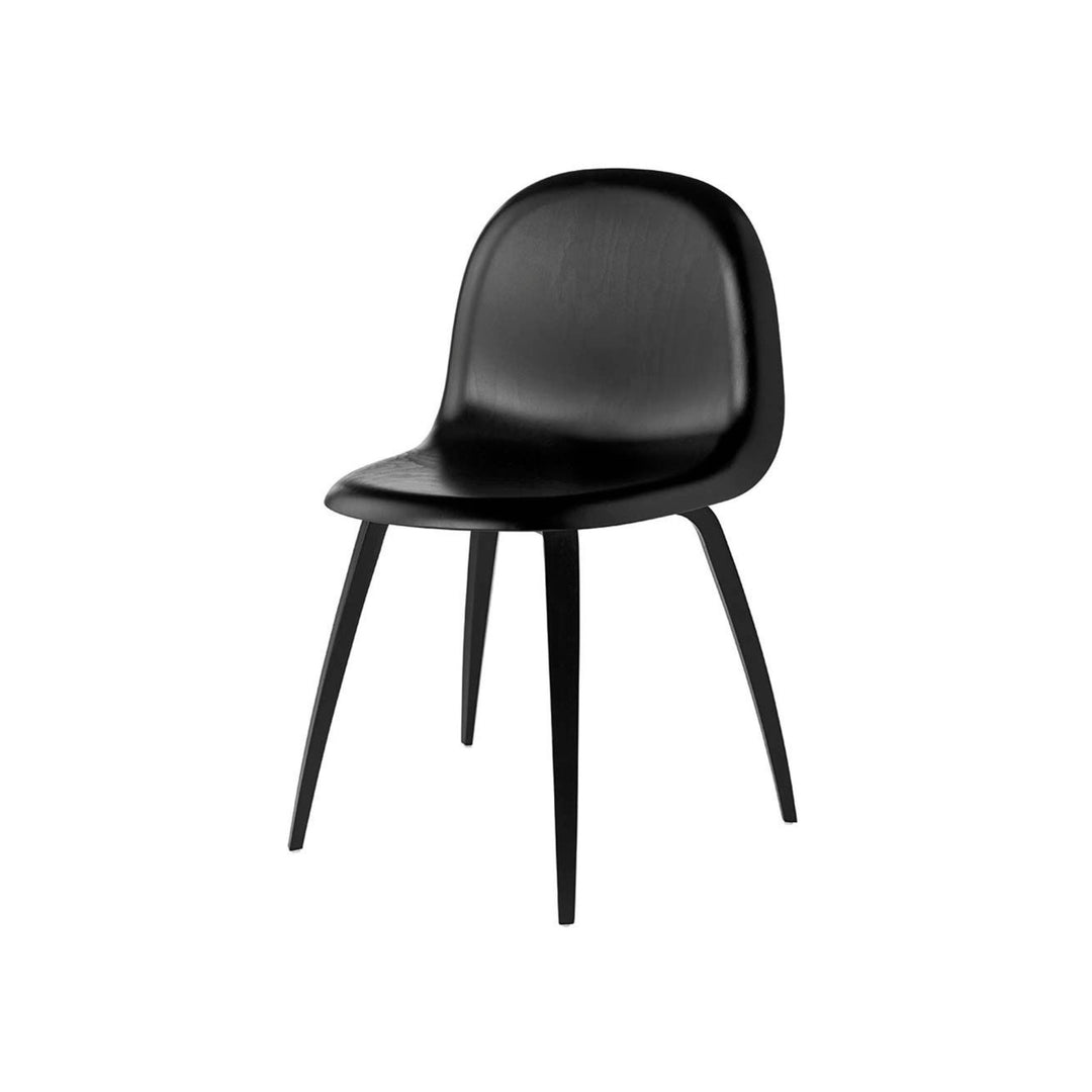 GUBI 3D Dining Chair, Sort Bøg