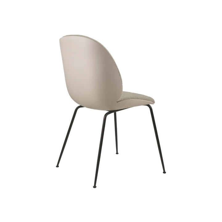 GUBI Beetle Dining Chair Sitzpolster, Schwarz / Beige / Graugrün Samt