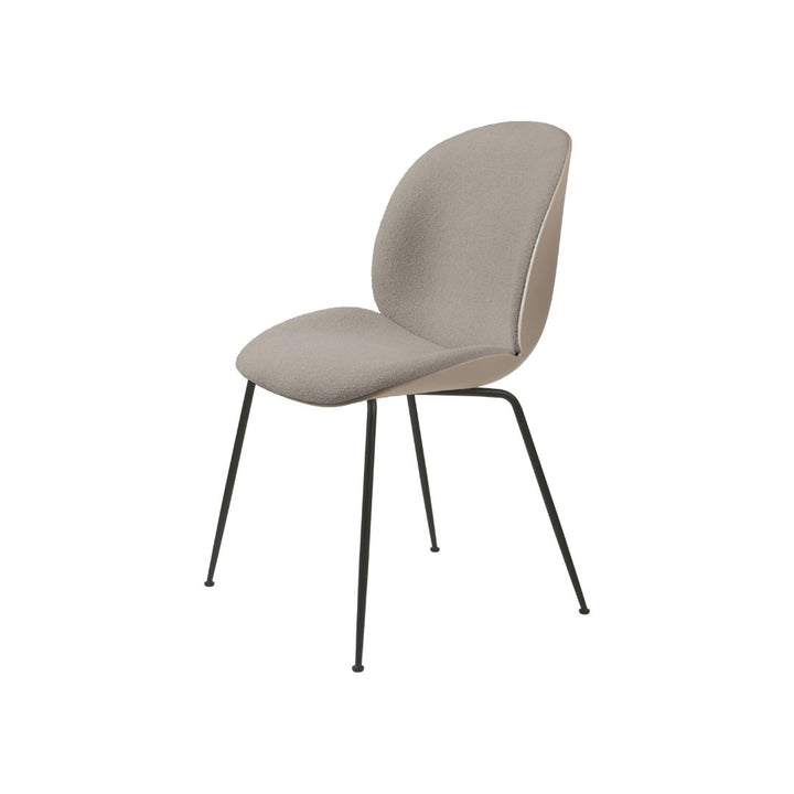 GUBI Beetle Dining Chair Sitzpolster, Schwarz / Beige / Taupe Crisp 04115