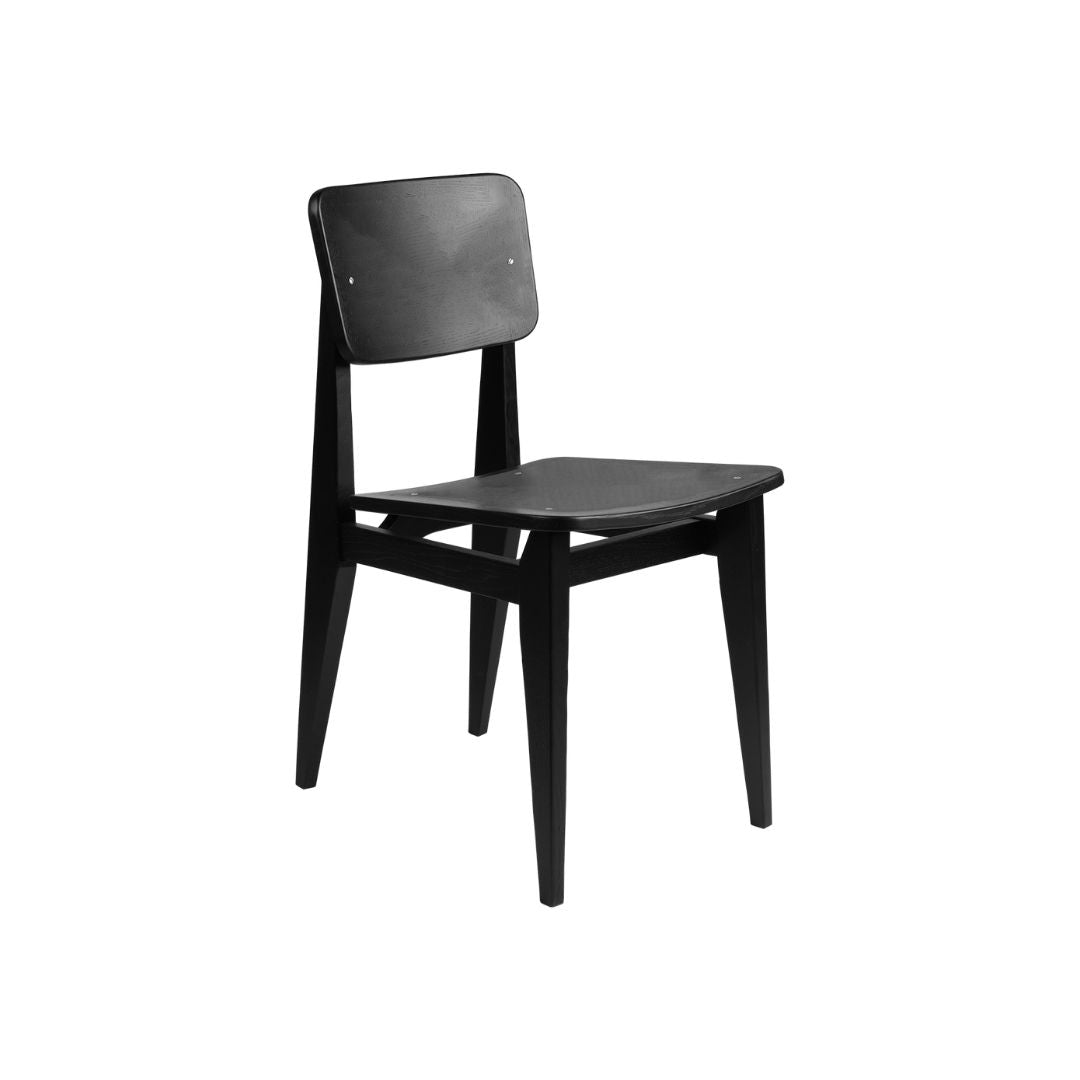 GUBI C-Chair Esszimmerstuhl, Schwarzeiche