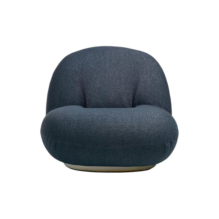 GUBI Pacha Swivel Lounge Chair UNICEF, Pearl Gold / Harp 102