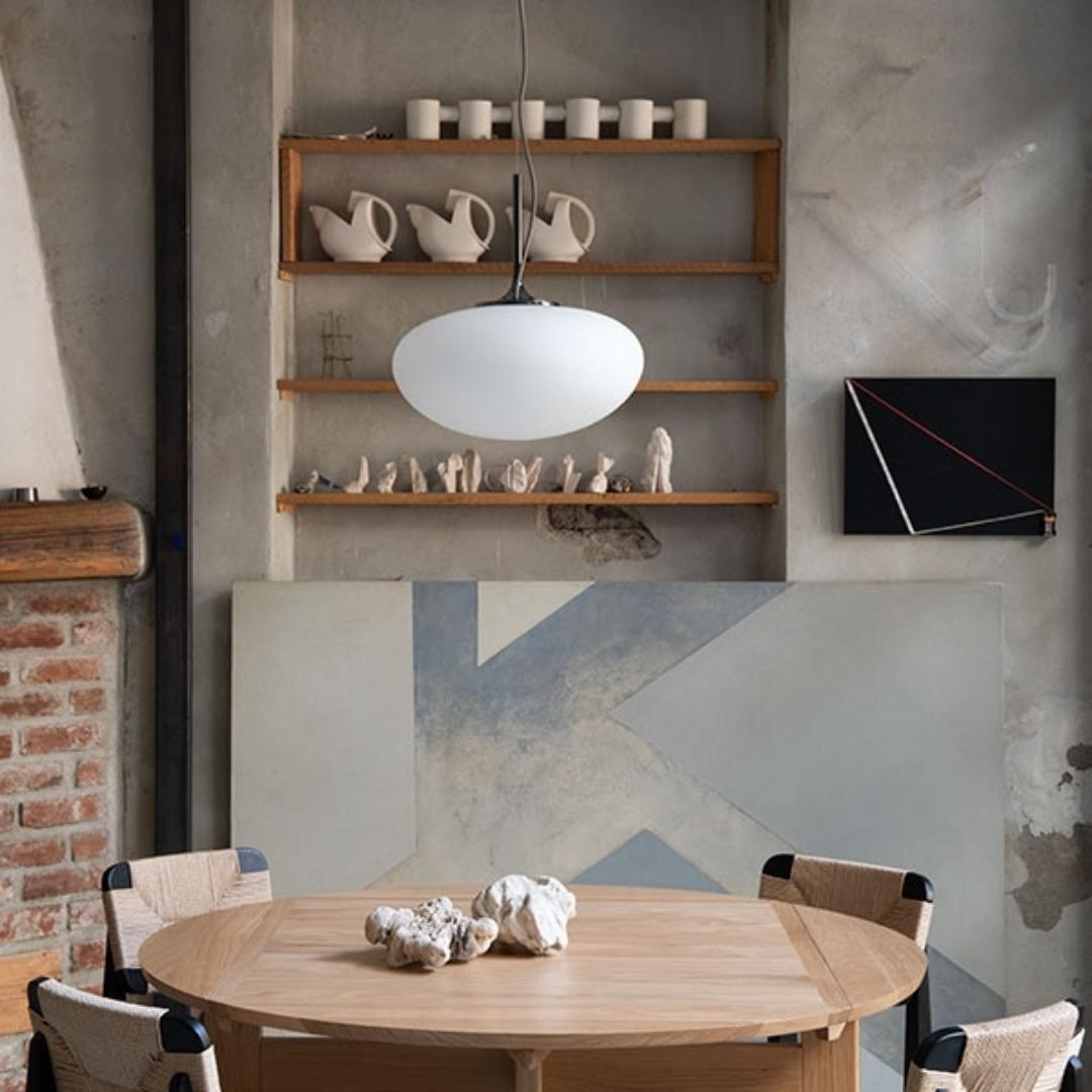 GUBI Stemlite Pendelleuchte Ø38, Schwarz Chrom