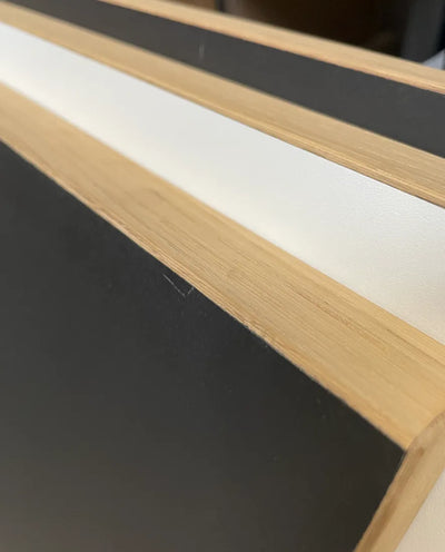Egon Eiermann Bord, 160x80 cm, Sort / Sort