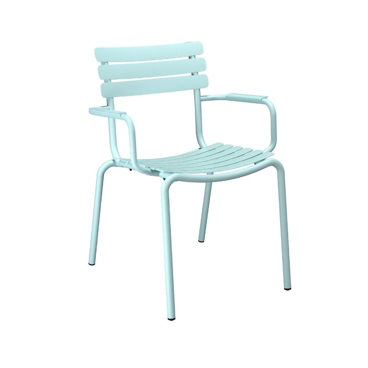 HOUE ALUA Havestol m. armlæn, Ice blue