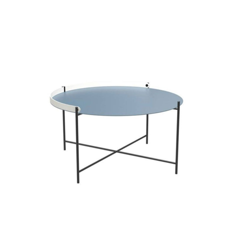 HOUE EDGE Tray Table Ø76, Dueblå