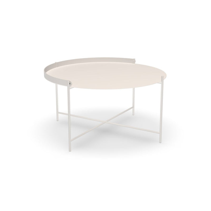 HOUE EDGE Tray table Ø76, Muted White