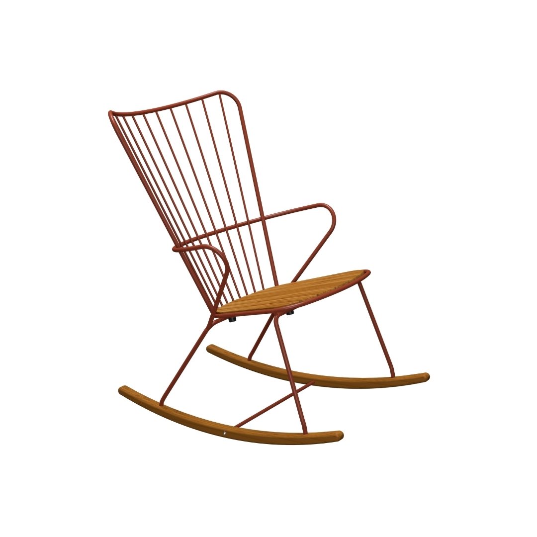 HOUE PAON Outdoor Rocking Chair, Blue