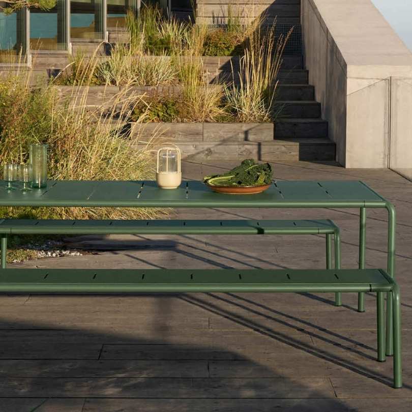 HOUE AVANTI Havebænk Large, Olivengrøn Aluminium
