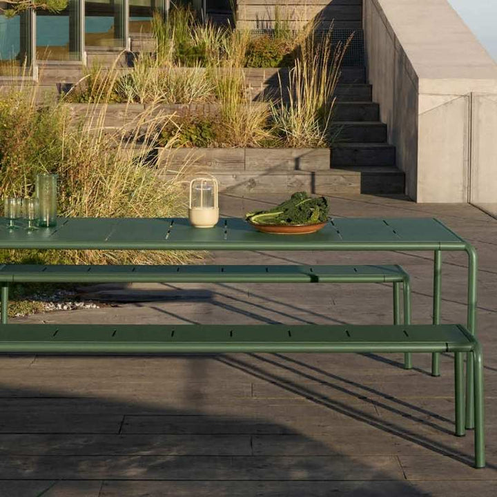 HOUE AVANTI Havebænk Large, Olivengrøn Aluminium