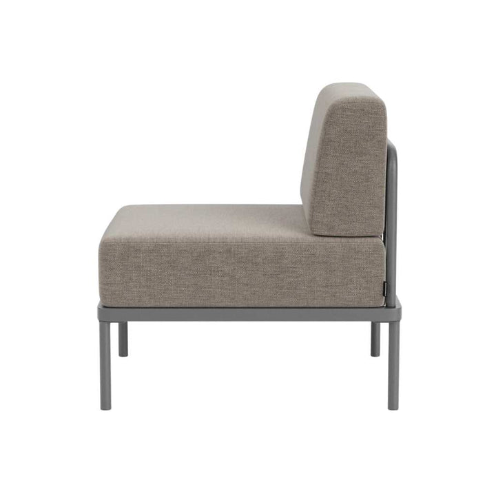 Hadley Udendørs 1 personers modul - Sesame/Anthracite Grey Steel