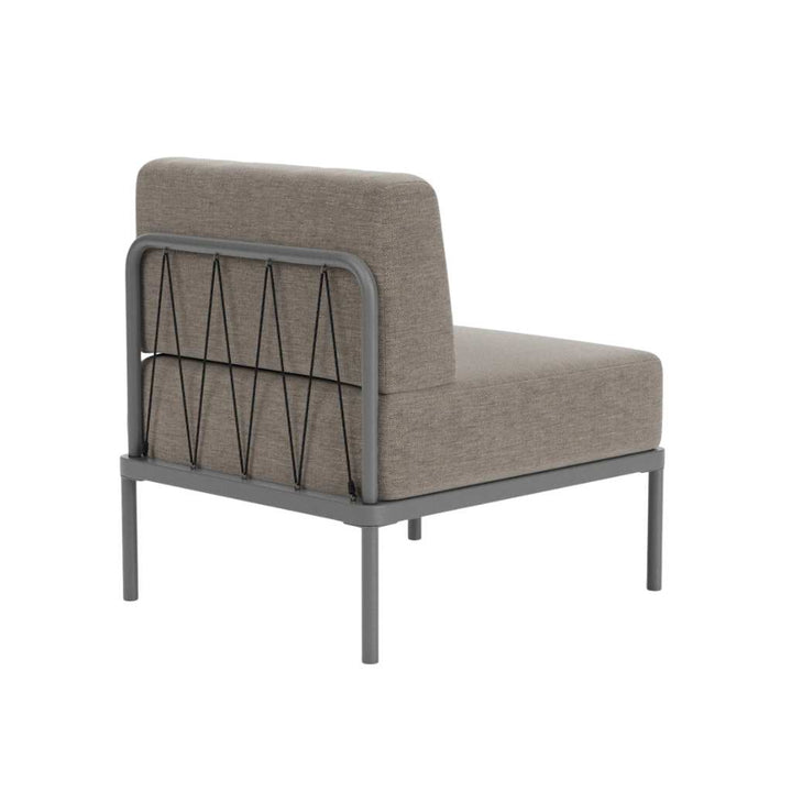 Hadley Udendørs 1 personers modul - Sesame/Anthracite Grey Steel