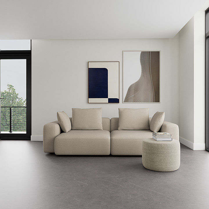 Vilmar Chaise Longue Sofa Left-facing - Mark Lavender