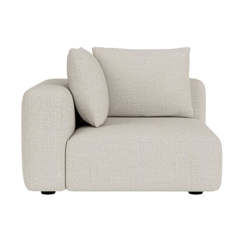 Hailey Hjørnemodul Venstre - Nola sand