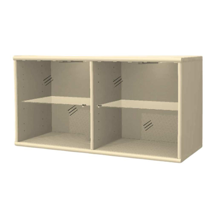 Hammel Furniture MISTRAL Cabinet with glass doors 89x41.6x32.5 cm, Beige