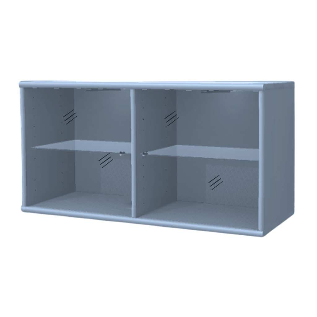 Hammel Furniture MISTRAL Cabinet with glass doors 89x41.6x32.5 cm, Blue