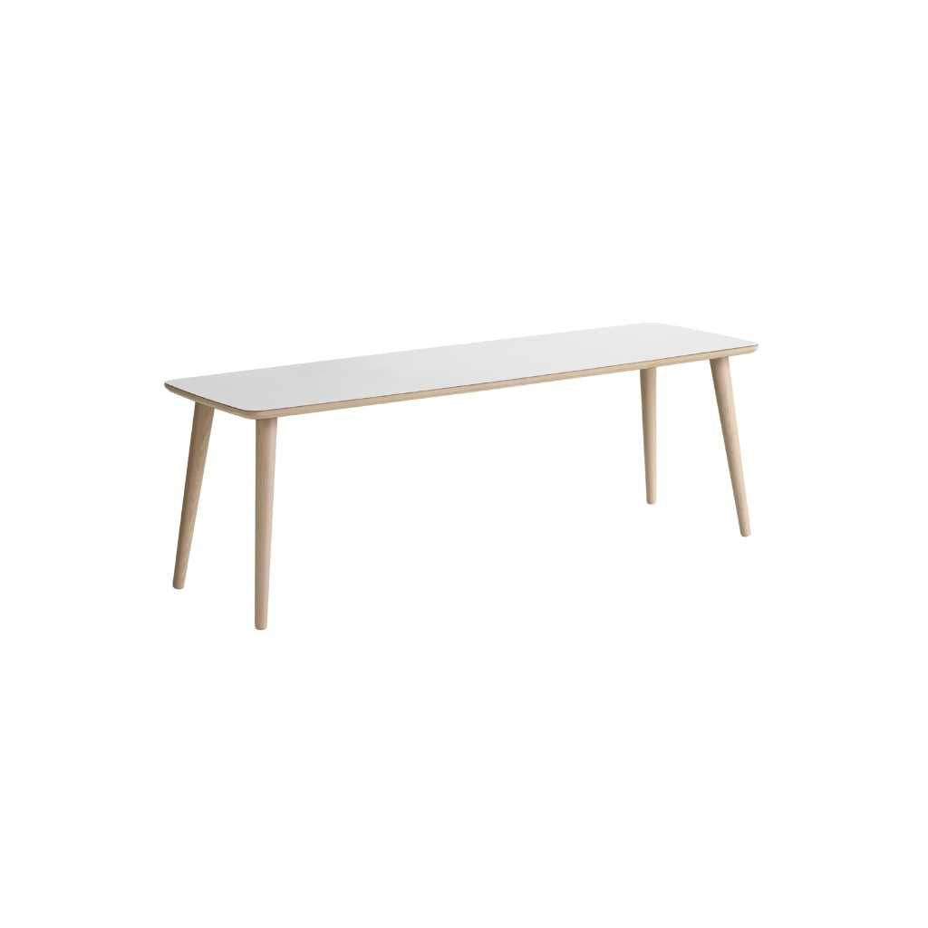 Hammel Furniture MISTRAL Sofabord 135x45, Lys grå laminat / Eg