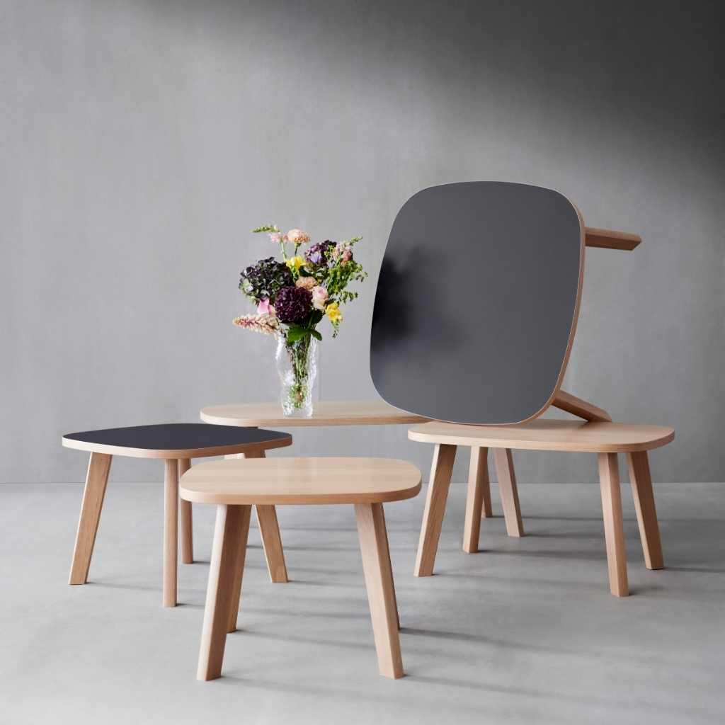 Hammel Furniture ONE Sofabord 60x60, Hvidpigmenteret eg