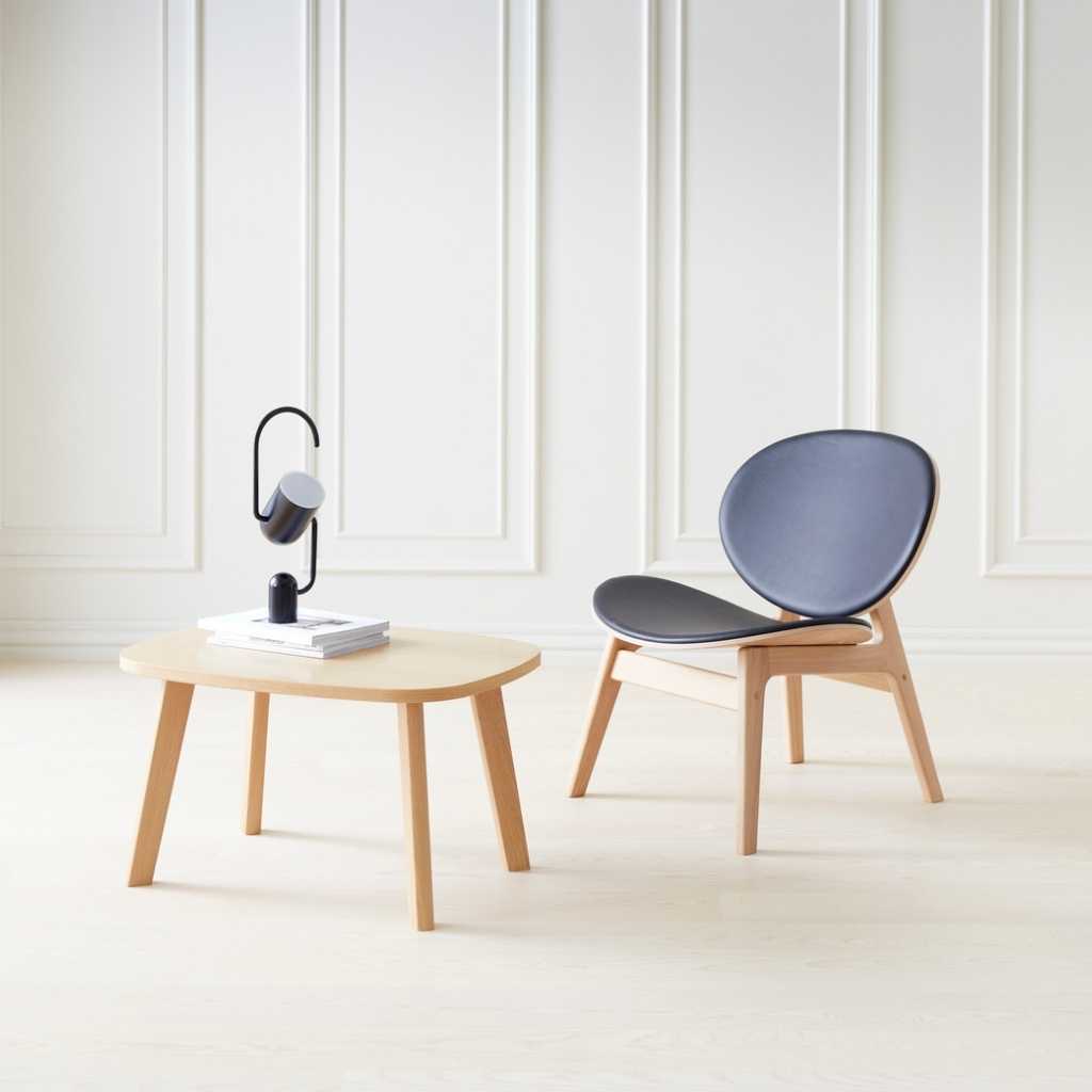 Hammel Furniture ONE Sofabord 80x60, Hvidpigmenteret eg