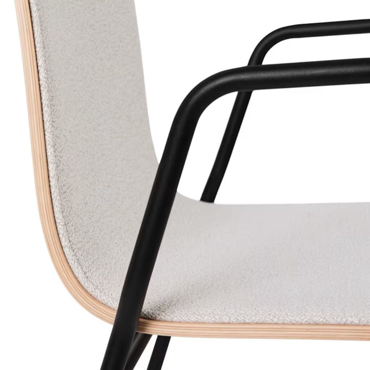 Hem Touchwood Stol m. armlæn, Bøg / Beige / Sort