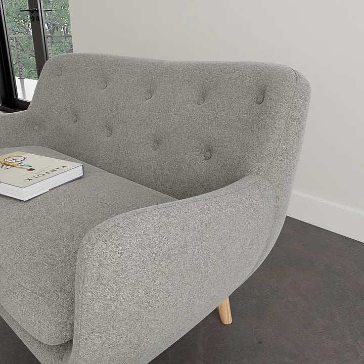 Herman 2-Personen-Sofa - Elliot Hellgrau
