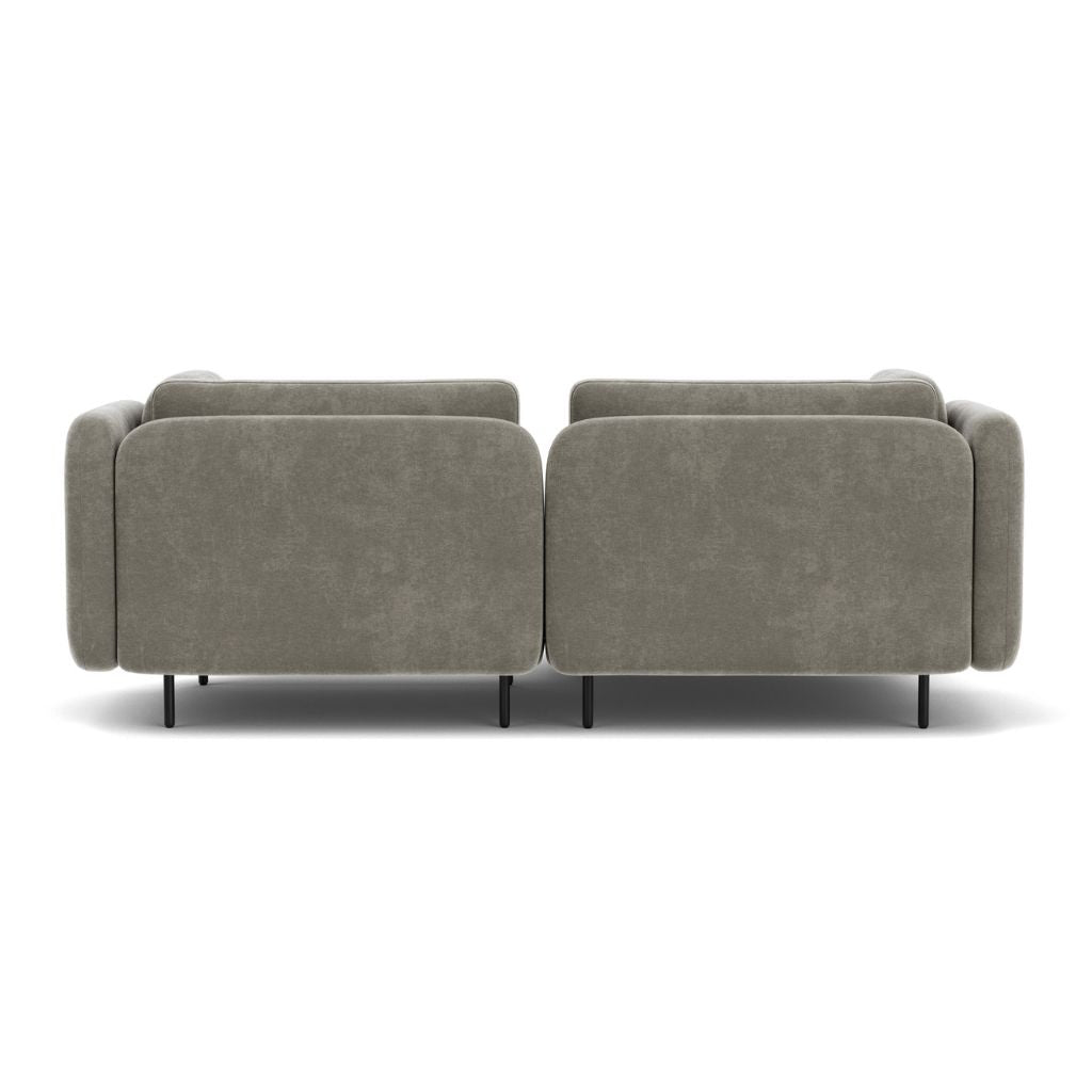 Ellis 2 Personers Sofa m. Chaiselong Højrevendt - Planet Grey Green