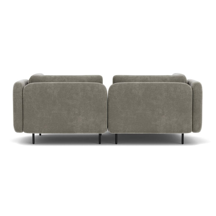 Ellis 2 Personers Sofa m. Chaiselong Højrevendt - Planet Grey Green