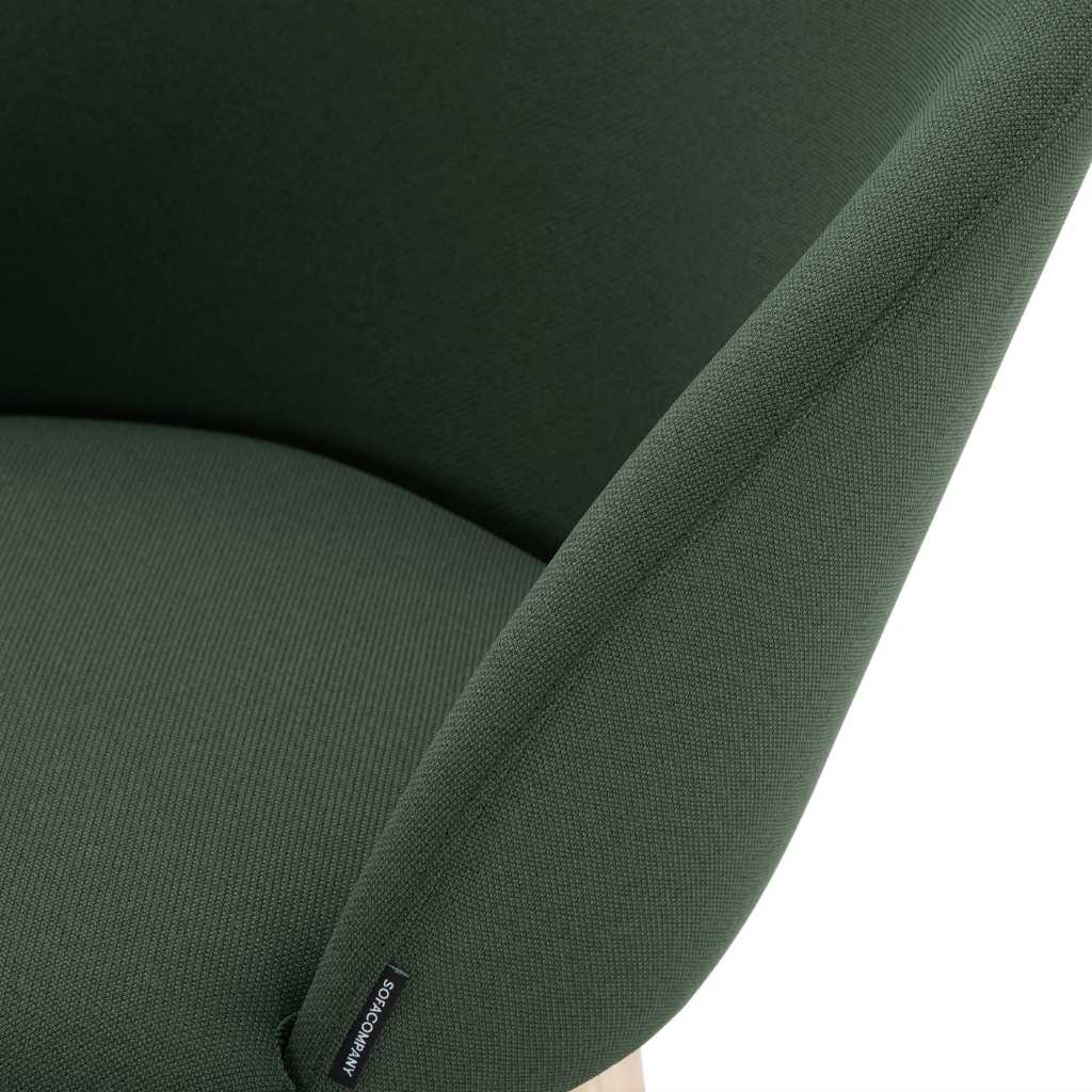 Holly Spisebordsstol - Cura Dark Green