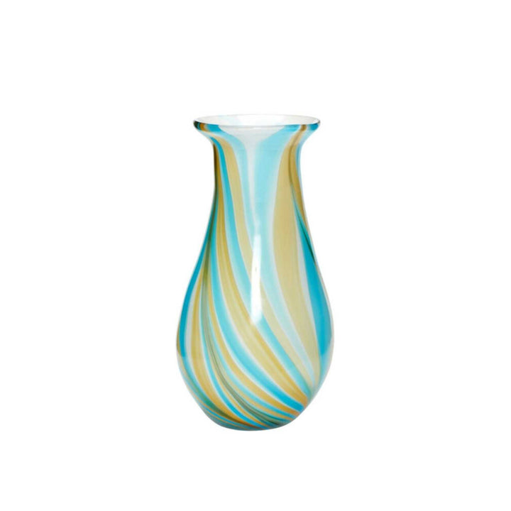 Hübsch Kaleido Vase Blue/Yellow