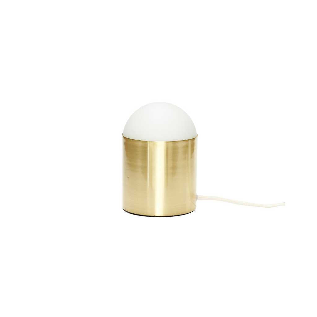 Hübsch Sculpture Bordlampe Messingfarve