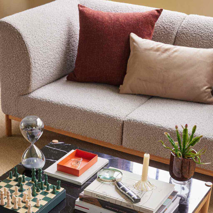 Hübsch Sola Pude Rød