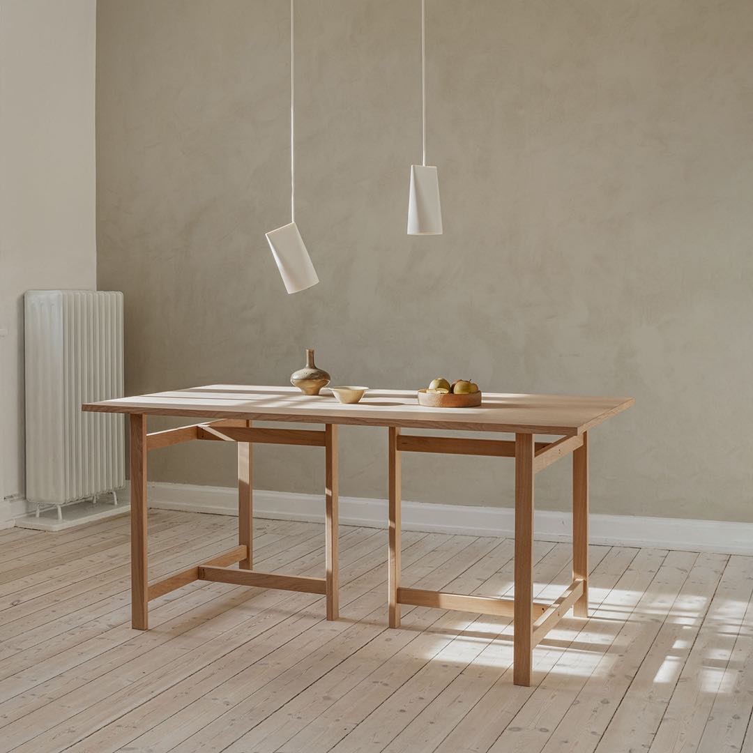 MOEBE Rechteckiger Esstisch, 160 x 90 cm, Eiche