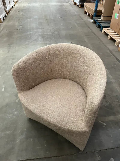 Audo Copenhagen Tearoom, Club Chair, Beige Bouclé Lupo 004